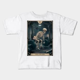 Funny Tarot Card Design : The Gym Bro Kids T-Shirt